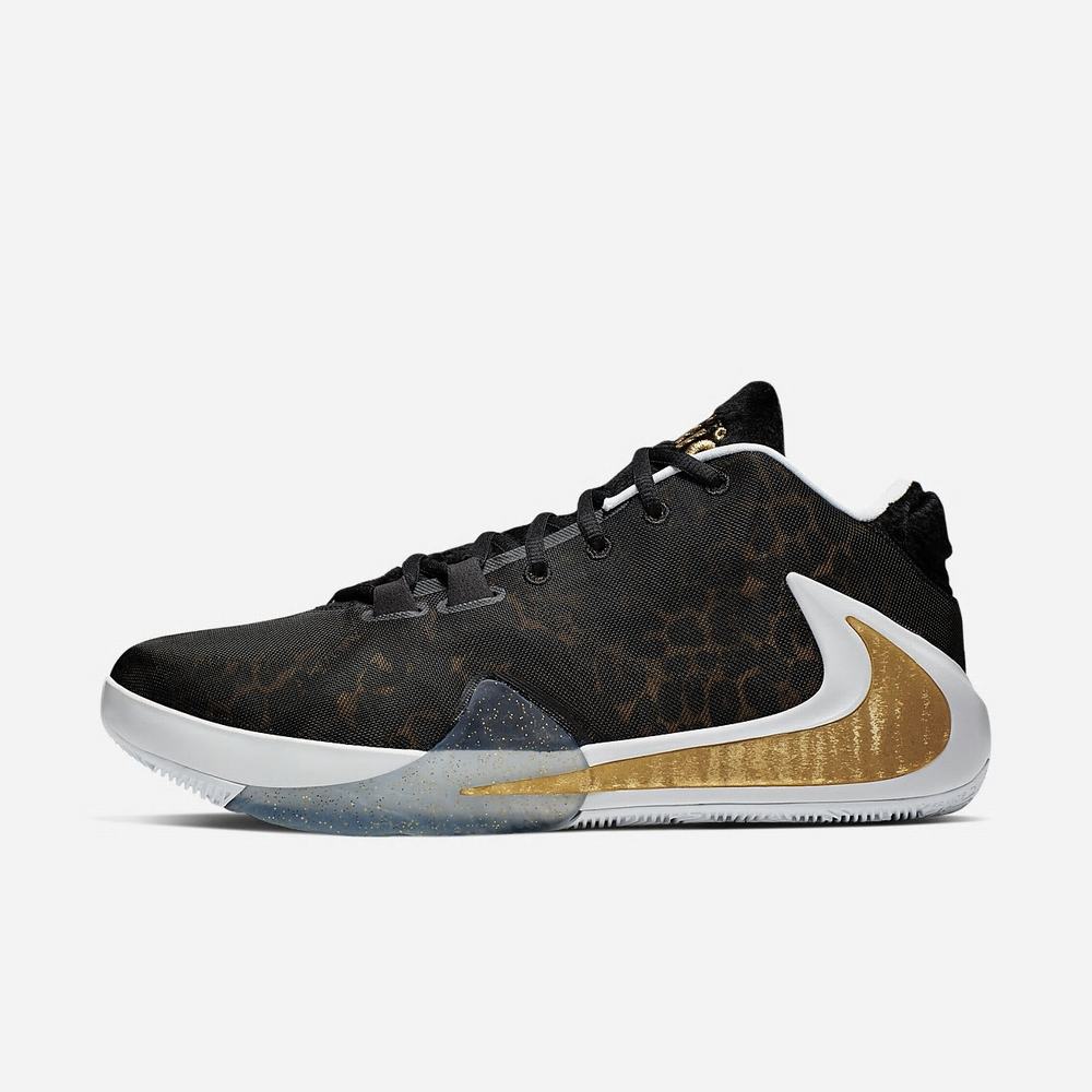 Chaussure De Basket Nike Zoom Freak 1 'Coming to America' Noir 9037-541 Multi-Color/White/Black/Metallic Gold Femme | ZMR-25609167